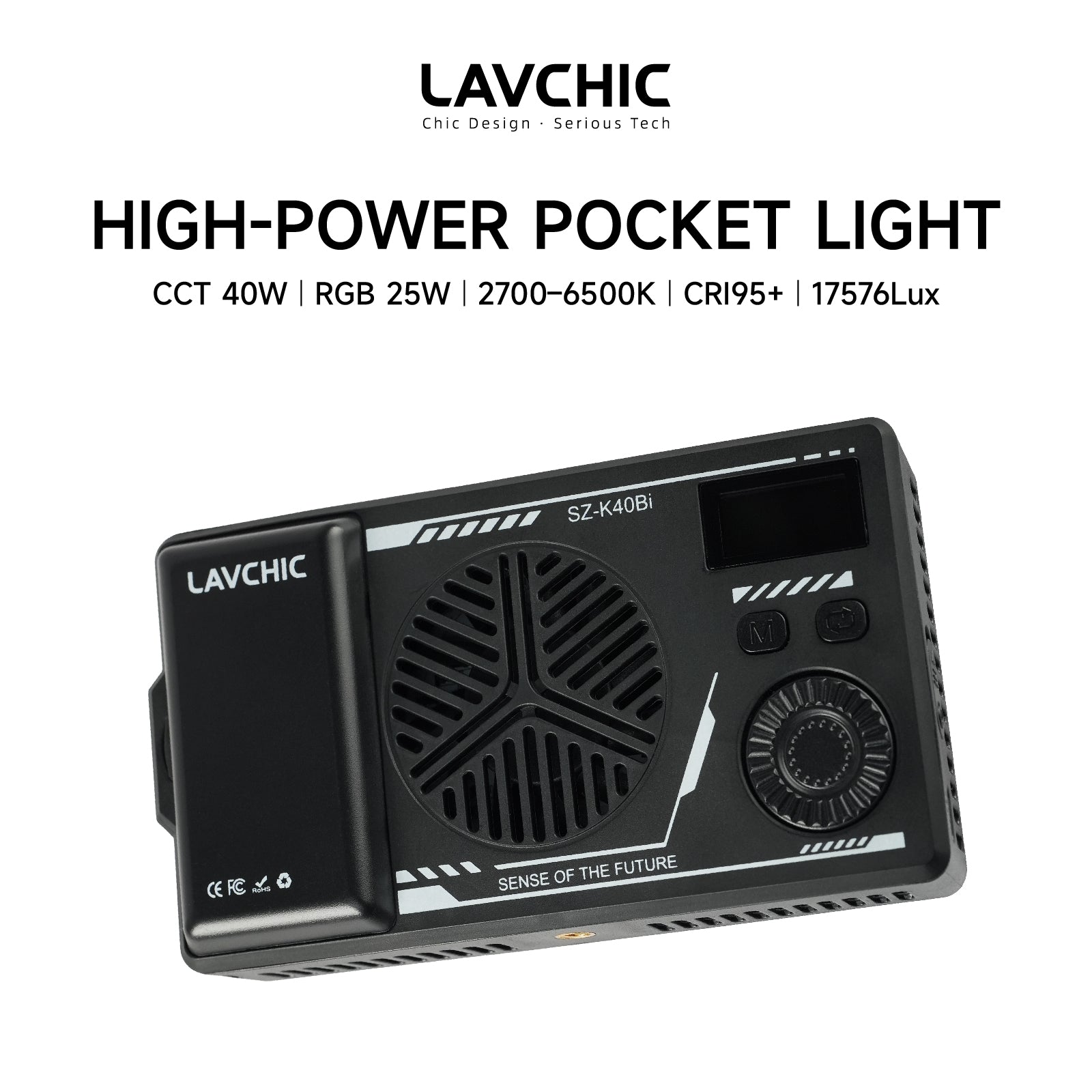 This portable RGB LED fill light puts professional lighting control in your hands via a dedicated mobile app.