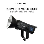 LAVCHIC SZ-200Bi 200W Bi-color COB Video Light, Professional Studio LED Light for Photography & Videography
