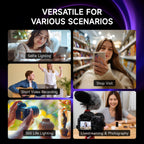 This portable RGB LED fill light puts professional lighting control in your hands via a dedicated mobile app.