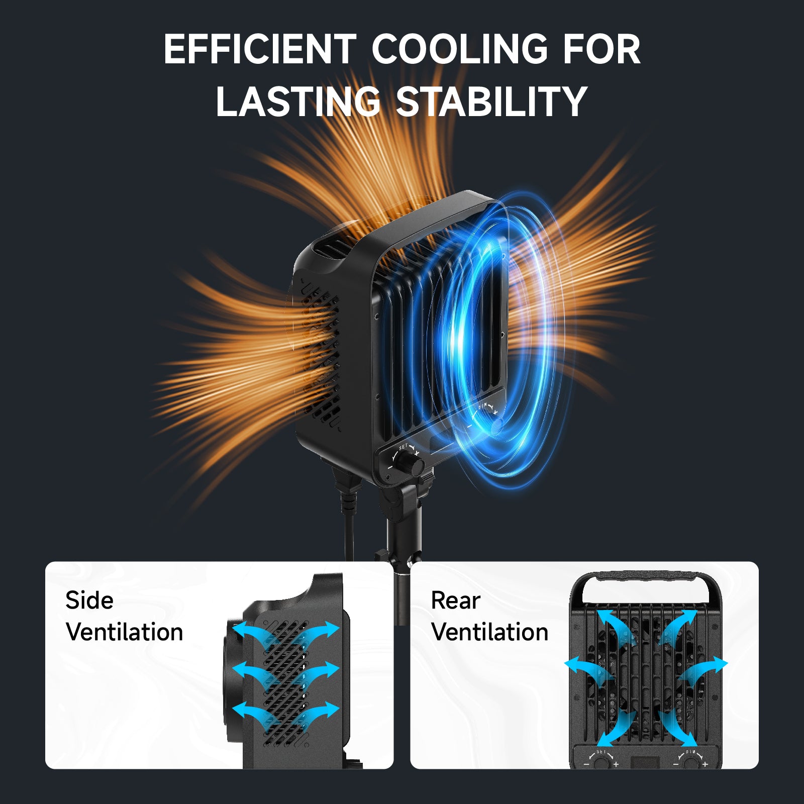 LAVCHIC 200W Bi-Color Video Light | CRI95+ 2700K-6500K | APP Control & 10 FX Modes | Professional Photography Lighting for Studio & Live Streaming