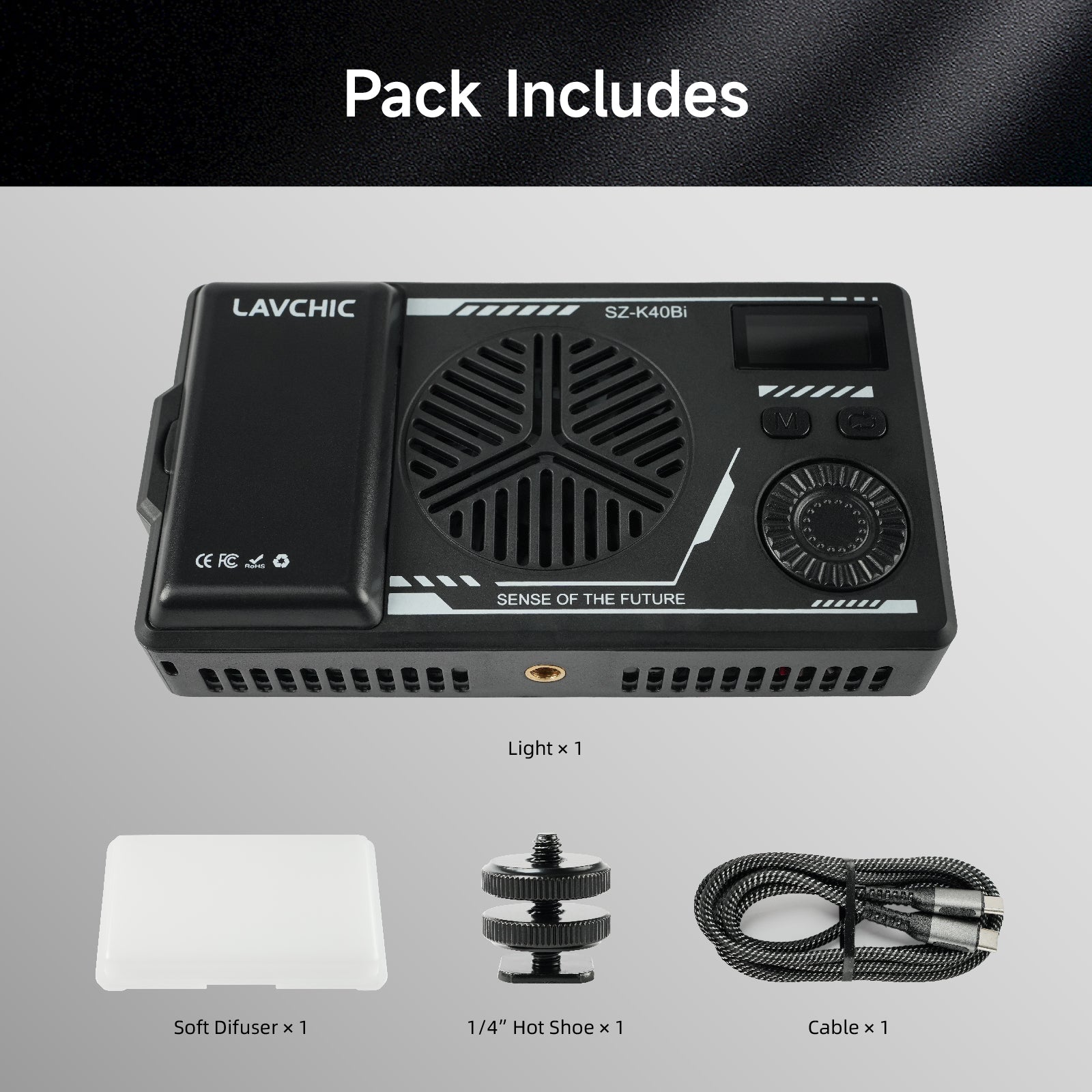 This portable RGB LED fill light puts professional lighting control in your hands via a dedicated mobile app.