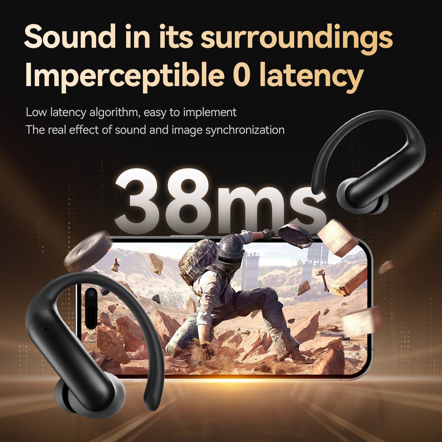 Comfort Earhook Open-Ear Headphones | Cinema Grade Sound