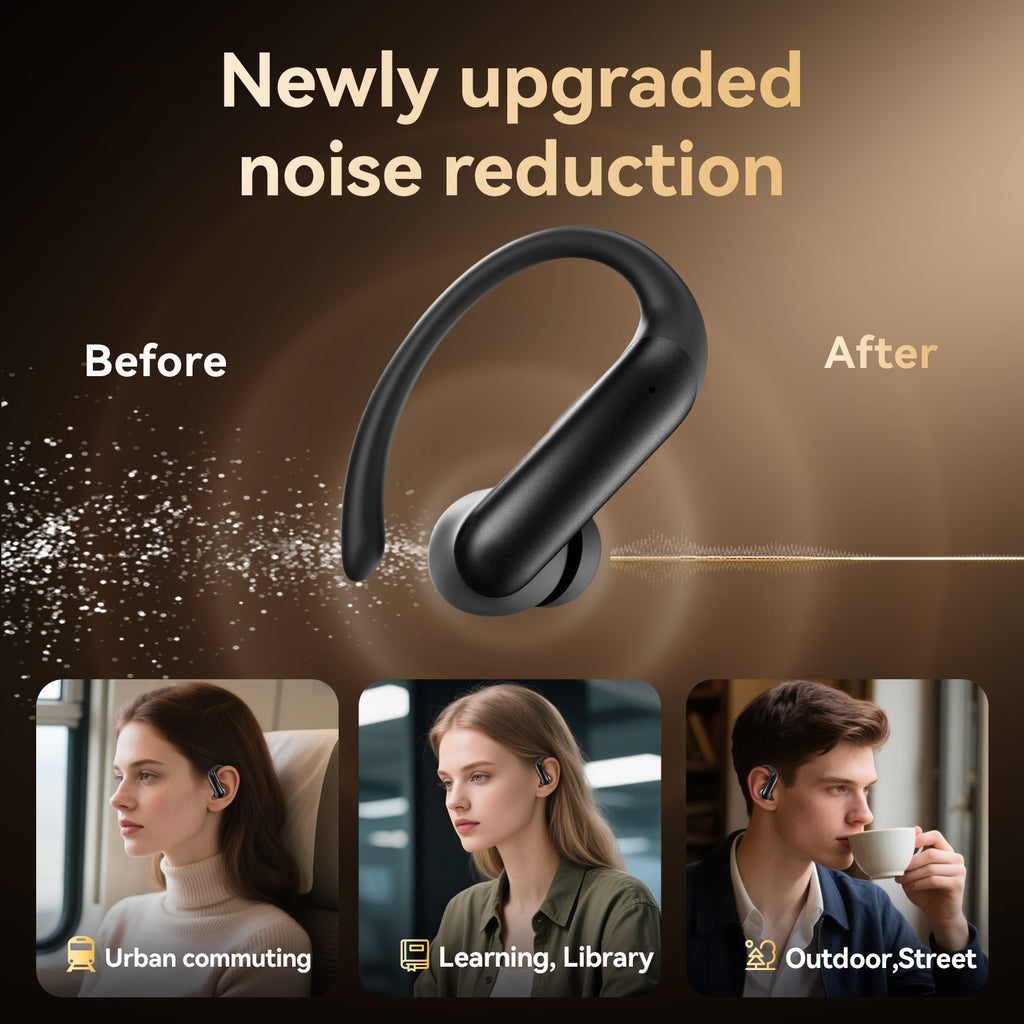 Comfort Earhook Open-Ear Headphones | Cinema Grade Sound