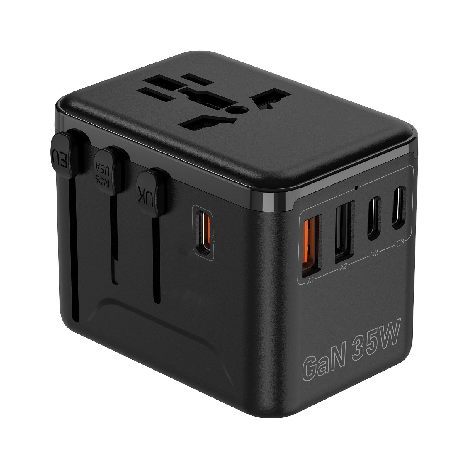 World Plug Adapter - Works in 180+ Countries Main image
