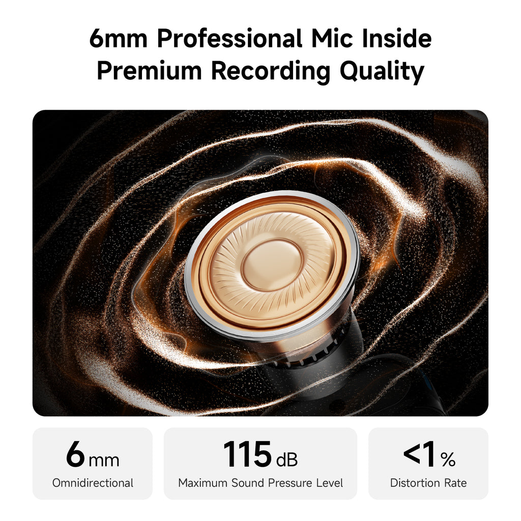 Wireless Button Lavalier Microphone