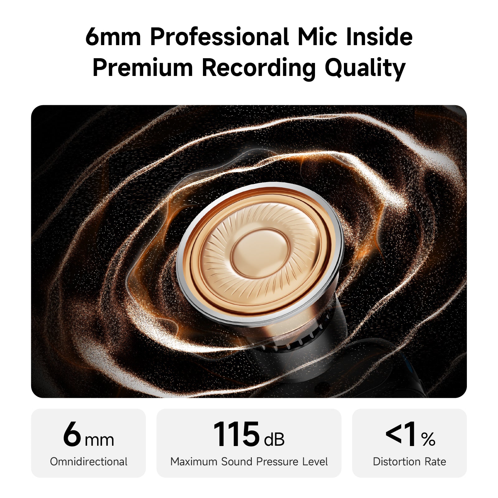 Wireless Button Lavalier Microphone