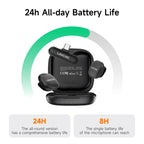 LAVCHIC Wireless Lavalier Mic | 2.4GHz Dual Mics | 48KHz Low Latency | Type-C & Lightning Compatible | for Live Streaming & Vlogging