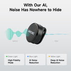LAVCHIC Wireless Laval Mic | 2.4GHz | 48KHz Low Latency | 6H Battery Life | Type-C & Lightning Compatible | for Live Streaming & Vlogging