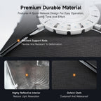 LAVCHIC 60x90cm Rectangular Softbox with Honeycomb Grid, Bowens Mount, Professional Soft Light Modifier for Studio Photography & Video Lighting